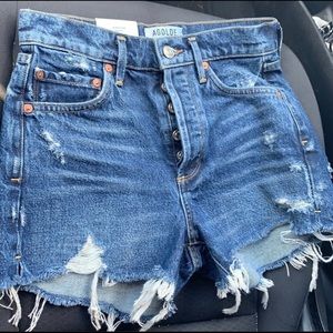 AGOLDE Jaden high rise shorts